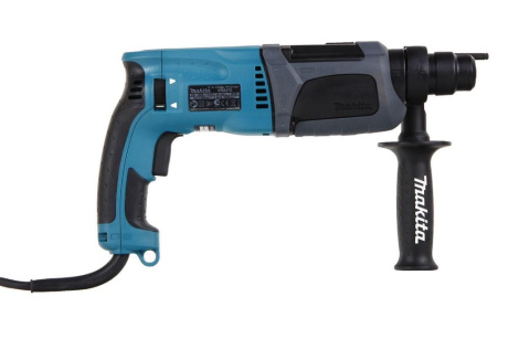 Купить Перфоратор Makita HR 2470 + перчатки PGH-160350-L+рулеткаPGC-210280+смазка д.буров 196804-7 фото №6