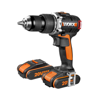 Купить Дрель аккумуляторная WORX WX373 20V 2,0Ач кейс фото №2